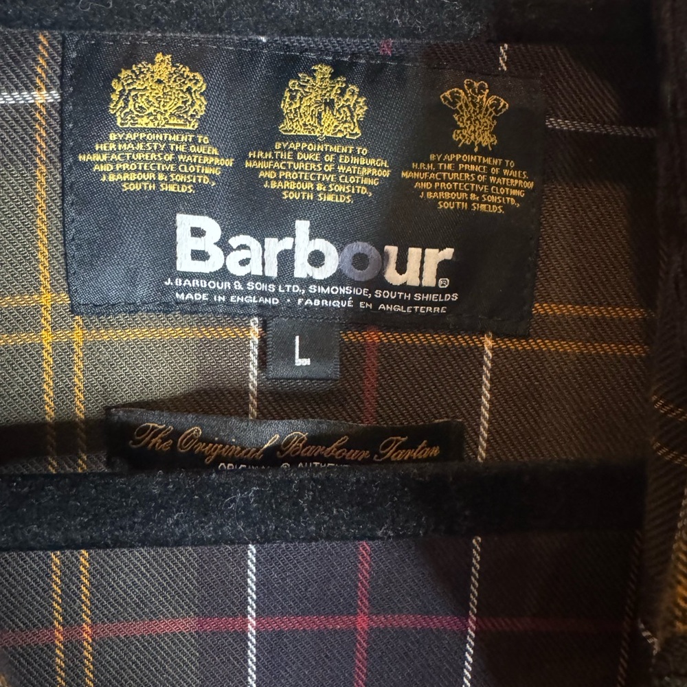 Barbour Boys Beaufort Waxed Cotton Jacket Olive Green Size Large Excellent Condi - Picture 8 of 12